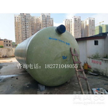 【廣西梧州150方玻璃鋼化糞池并聯(lián)安裝說(shuō)明】-